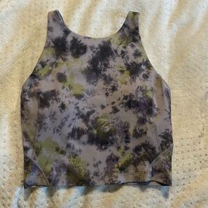 Lululemon great condition Align Tank Top in Radial Tie Dye Mauve Grey, Size 2.